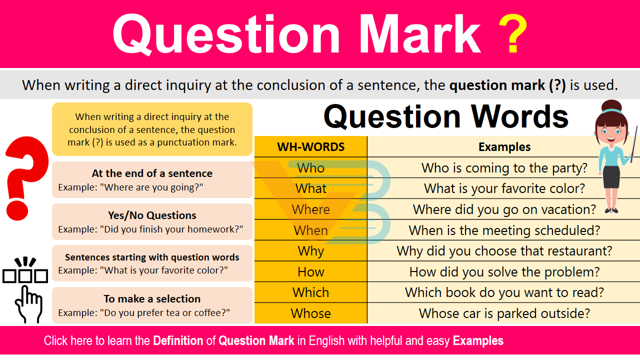 Question Mark Definition, Rules, Usage, And Helpful Examples 